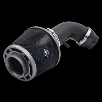 Weapon-R® - Stealth Secret Weapon Aluminum Flat Black Short Ram Air Intake System with Black Filter