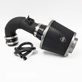 Weapon-R® - Stealth Secret Weapon Aluminum Flat Black Short Ram Air Intake System with Black Filter