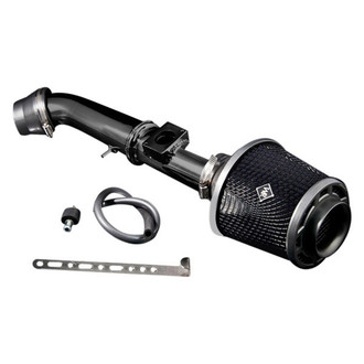 Weapon-R® - Stealth Secret Weapon Aluminum Flat Black Short Ram Air Intake System with Black Filter