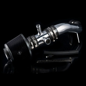Weapon-R® - Stealth Secret Weapon Aluminum Flat Black Short Ram Air Intake System with Black Filter