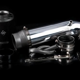 Weapon-R® - Secret Weapon Aluminum Polished Short Ram Air Intake System with Black Filter