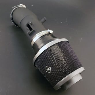 Weapon-R® - Stealth Secret Weapon Aluminum Flat Black Short Ram Air Intake System with Black Filter