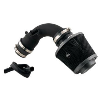 Weapon-R® - Stealth Secret Weapon Aluminum Flat Black Short Ram Air Intake System with Black Filter