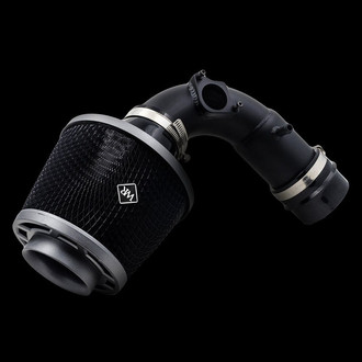 Weapon-R® - Stealth Secret Weapon Aluminum Flat Black Short Ram Air Intake System with Black Filter