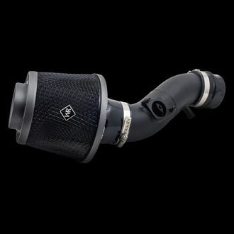 Weapon-R® - Stealth Secret Weapon Aluminum Flat Black Short Ram Air Intake System with Black Filter