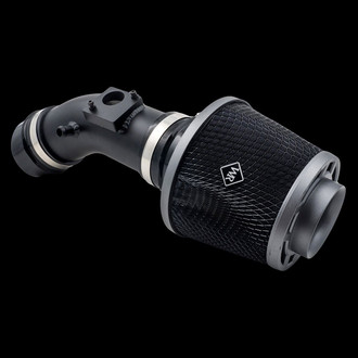 Weapon-R® - Stealth Secret Weapon Aluminum Flat Black Short Ram Air Intake System with Black Filter