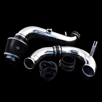 Weapon-R® - Secret Weapon Aluminum Polished Short Ram Air Intake System with Black Filter