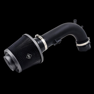 Weapon-R® - Stealth Secret Weapon Aluminum Flat Black Short Ram Air Intake System with Black Filter