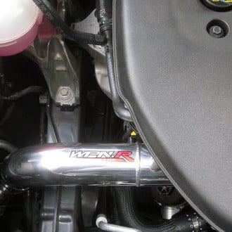 Weapon-R® - Secret Weapon Aluminum Polished Short Ram Air Intake System with Black Filter