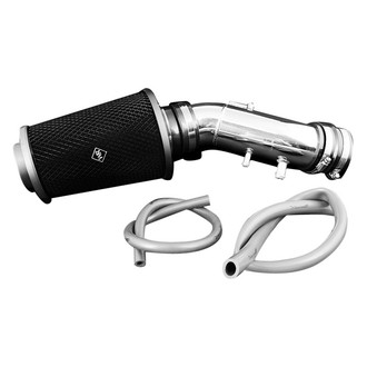Weapon-R® - Secret Weapon Aluminum Polished Short Ram Air Intake System with Black Filter