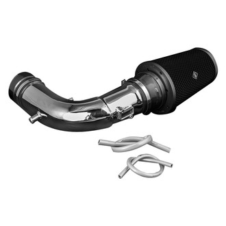 Weapon-R® - Secret Weapon Aluminum Polished Short Ram Air Intake System with Black Filter