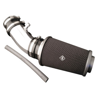 Weapon-R® - Stealth Secret Weapon Aluminum Polished Short Ram Air Intake System with Black Filter