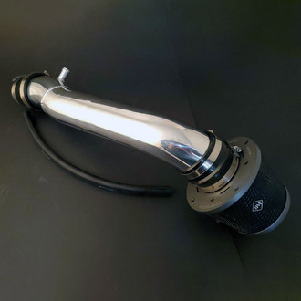 Weapon-R® - Secret Weapon Aluminum Polished Short Ram Air Intake System with Black Filter
