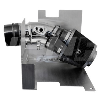Weapon-R® - Stealth Secret Weapon Aluminum Flat Black Short Ram Air Intake System with Black Filter