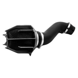 Weapon-R® - Stealth Dragon Aluminum Flat Black Short Ram Air Intake System with Black Filter