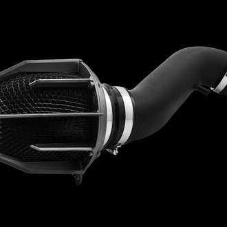 Weapon-R® - Stealth Dragon Aluminum Flat Black Short Ram Air Intake System with Black Filter