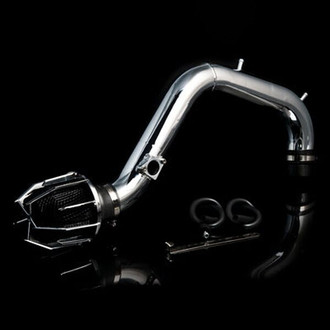 Weapon-R® - Stealth Dragon Aluminum Flat Black Short Ram Air Intake System with Black Filter