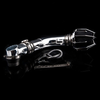 Weapon-R® - Dragon Aluminum Polished Short Ram Air Intake System with Black Filter