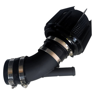 Weapon-R® - Stealth Dragon Aluminum Flat Black Short Ram Air Intake System with Black Filter