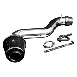 Weapon-R® - Secret Weapon Aluminum Polished Short Ram Air Intake System with Black Filter