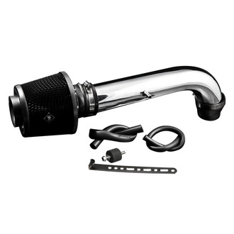Weapon-R® - Secret Weapon Aluminum Polished Short Ram Air Intake System with Black Filter