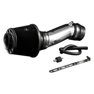 Weapon-R® - Secret Weapon Aluminum Polished Short Ram Air Intake System with Black Filter