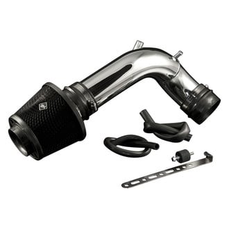 Weapon-R® - Secret Weapon Aluminum Polished Short Ram Air Intake System with Black Filter