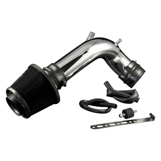 Weapon-R® - Secret Weapon Aluminum Polished Short Ram Air Intake System with Black Filter