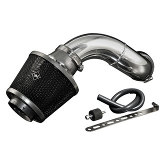 Weapon-R® - Secret Weapon Aluminum Polished Short Ram Air Intake System with Black Filter
