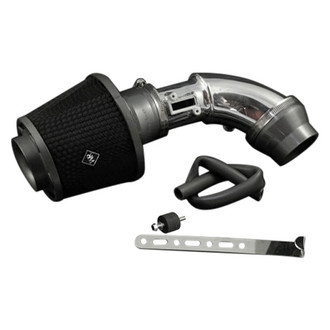Weapon-R® - Secret Weapon Aluminum Polished Short Ram Air Intake System with Black Filter