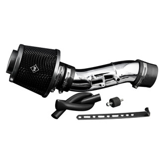 Weapon-R® - Secret Weapon Aluminum Polished Short Ram Air Intake System with Black Filter