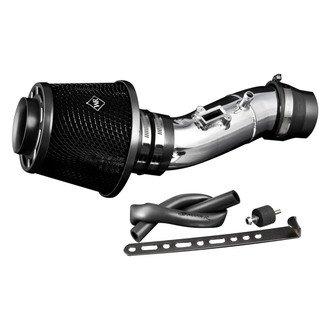 Weapon-R® - Secret Weapon Aluminum Polished Short Ram Air Intake System with Black Filter