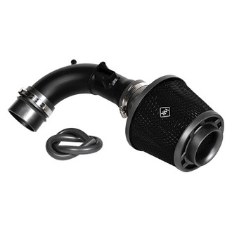 Weapon-R® - Stealth Secret Weapon Aluminum Flat Black Short Ram Air Intake System with Black Filter
