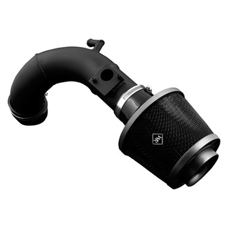 Weapon-R® - Stealth Secret Weapon Aluminum Flat Black Short Ram Air Intake System with Black Filter