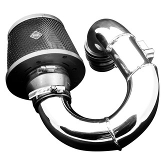 Weapon-R® - Secret Weapon Aluminum Polished Short Ram Air Intake System with Black Filter