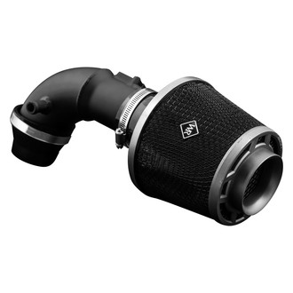 Weapon-R® - Stealth Secret Weapon Aluminum Flat Black Short Ram Air Intake System with Black Filter