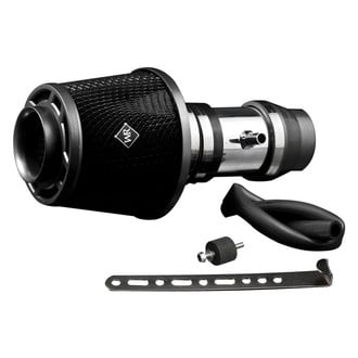 Weapon-R® - Secret Weapon Aluminum Polished Short Ram Air Intake System with Black Filter