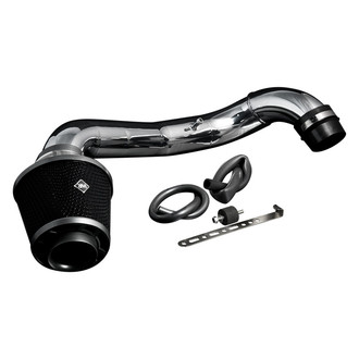 Weapon-R® - Secret Weapon Aluminum Polished Short Ram Air Intake System with Black Filter