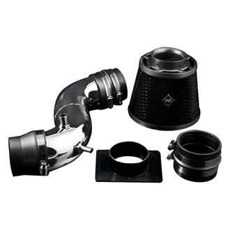 Weapon-R® - Secret Weapon Aluminum Polished Short Ram Air Intake System with Black Filter