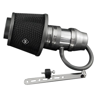 Weapon-R® - Secret Weapon Aluminum Polished Short Ram Air Intake System with Black Filter
