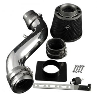 Weapon-R® - Secret Weapon Aluminum Polished Short Ram Air Intake System with Black Filter