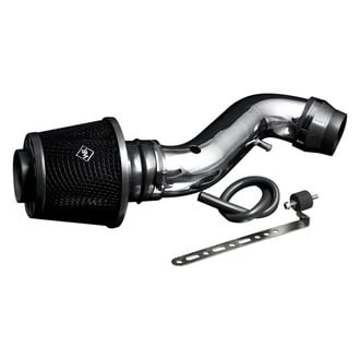 Weapon-R® - Secret Weapon Aluminum Polished Short Ram Air Intake System with Black Filter