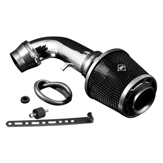 Weapon-R® - Secret Weapon Aluminum Polished Short Ram Air Intake System with Black Filter