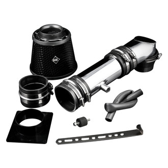 Weapon-R® - Secret Weapon Aluminum Polished Short Ram Air Intake System with Black Filter