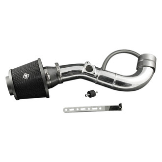 Weapon-R® - Secret Weapon Aluminum Polished Short Ram Air Intake System with Black Filter
