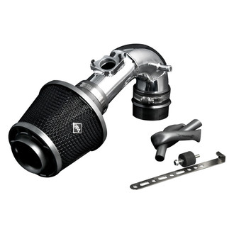 Weapon-R® - Secret Weapon Aluminum Polished Short Ram Air Intake System with Black Filter