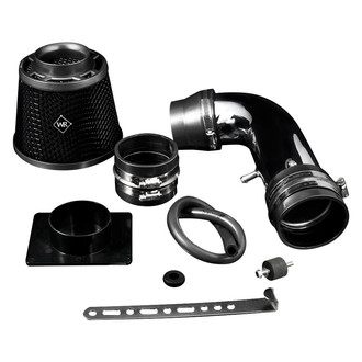 Weapon-R® - Secret Weapon Aluminum Polished Short Ram Air Intake System with Black Filter