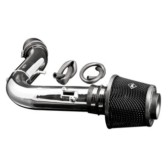 Weapon-R® - Secret Weapon Aluminum Polished Short Ram Air Intake System with Black Filter