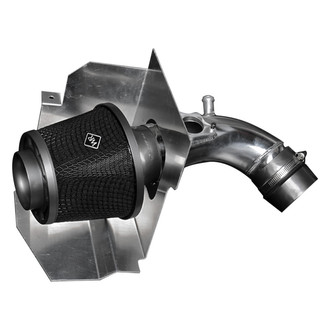 Weapon-R® - Secret Weapon Aluminum Polished Short Ram Air Intake System with Black Filter