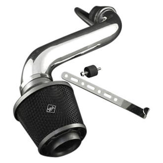 Weapon-R® - Secret Weapon Aluminum Polished Short Ram Air Intake System with Black Filter